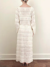 Load image into Gallery viewer, Vintage 1950s White Mexican Wedding Slip Dress (M)
