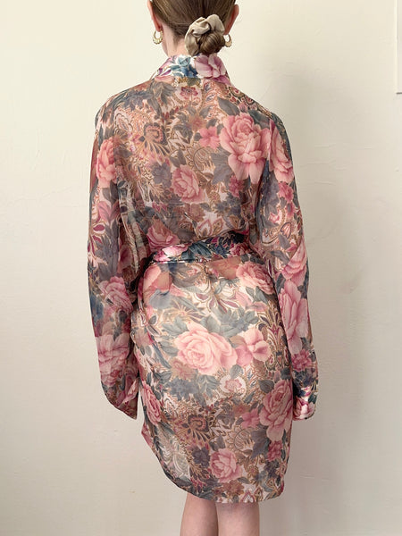 Victoria’s Secret Gold Label Romantic Rose Robe (OS)