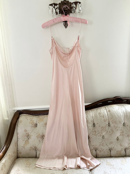 Victoria’s Secret Soft Pink Pure Silk Gown Dress (L)