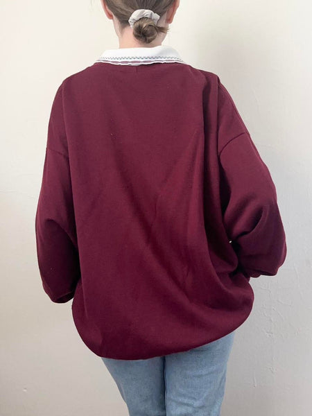 Kitty Cat Garden Grandma Crewneck Sweater (M/L)