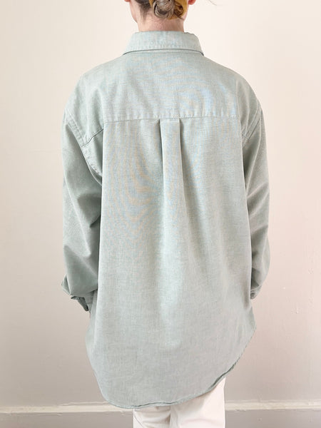 Sage Green Vintage L.L. Bean Button Up Shirt (L)