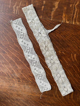 Load image into Gallery viewer, Antique Late Victorian and Edwardian Hand Made Lace Trim Scraps Bundle
