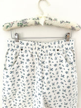 Load image into Gallery viewer, Ditzy Blue Floral Paperbag Cotton Denim Shorts (2)
