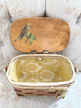 Load image into Gallery viewer, 1950s Handmade Bird Basket Purse
