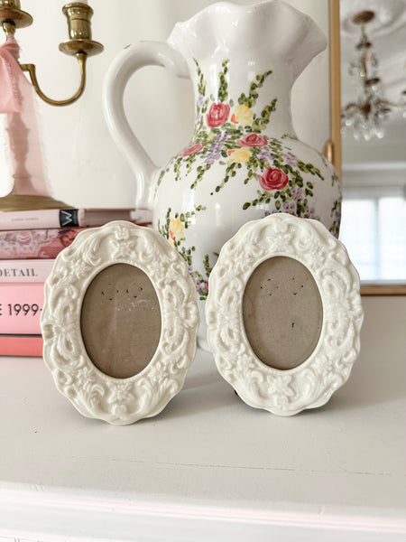 Tiny Mini Vintage Shabby Chic Picture Frames