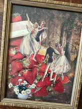 Load image into Gallery viewer, Strawberry Ballet Framed Collage Art
