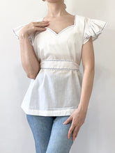 Load image into Gallery viewer, Hand Made 70s Cotton Apron Blouse (S-XXL)
