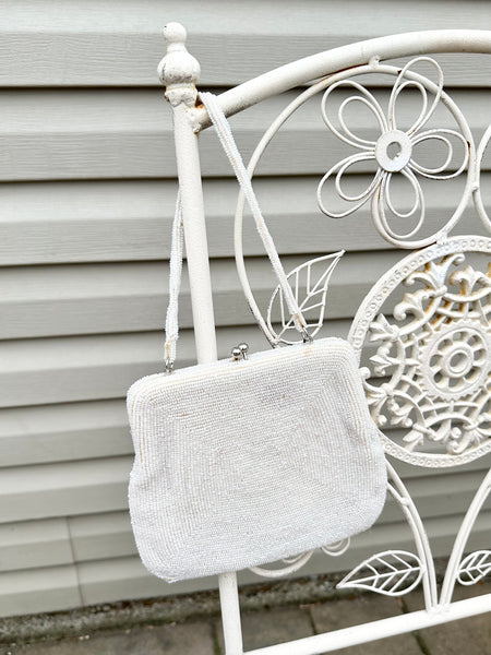 Vintage 1950s Beaded Handbag Purse