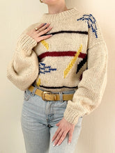 Load image into Gallery viewer, 60s Hand Knit Wool Ecuadorian Sweater (M/L)
