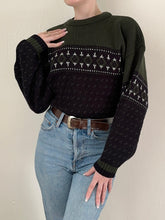 Load image into Gallery viewer, Forest Green 80s 90s Sweater (XXS)
