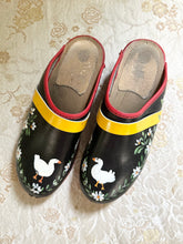 Load image into Gallery viewer, Hand Painted Swedish Goose Clogs (7)
