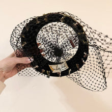 Load image into Gallery viewer, Velvet 1962 Veiled Fascinator Hat
