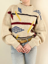 Load image into Gallery viewer, 60s Hand Knit Wool Ecuadorian Sweater (M/L)
