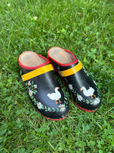 Load image into Gallery viewer, Hand Painted Swedish Goose Clogs (7)
