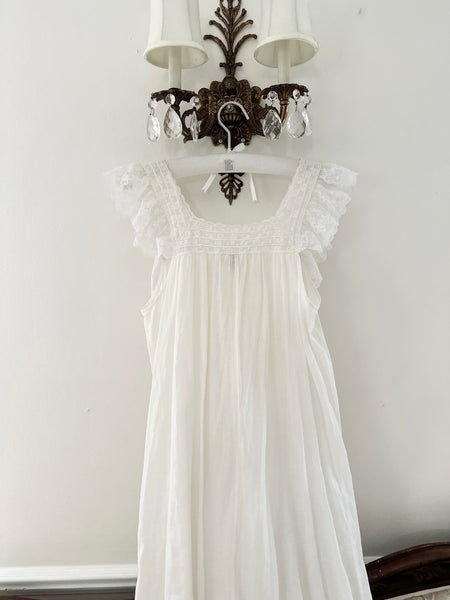 Vintage Lace Edwardian Inspired Chemise Nightgown (S/M)