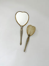 Load image into Gallery viewer, Victorian Style Brass Heart Matching Vanity Set
