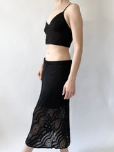 Load image into Gallery viewer, Obsidian Crochet Resort Skirt (M)
