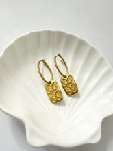 Load image into Gallery viewer, Hand Made Stamped Butterfly Earrings
