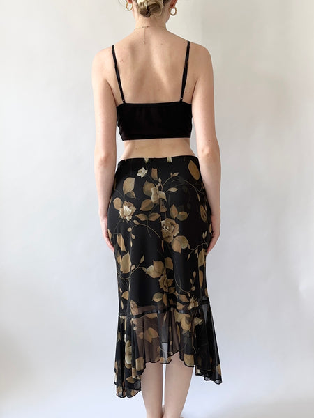 Floral Rory Midi Skirt (S)