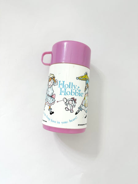 Vintage 1980s Holly Hobbie Thermos Water Bottle