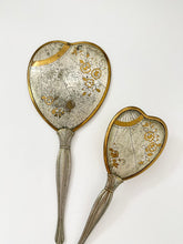 Load image into Gallery viewer, Victorian Style Brass Heart Matching Vanity Set
