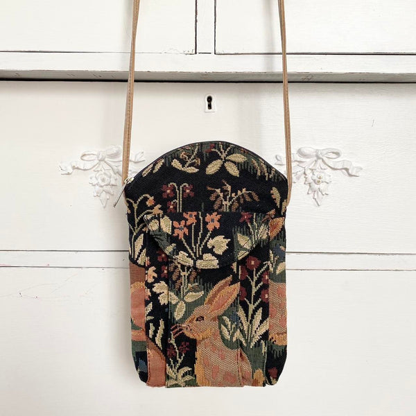 Vintage Hare Tapestry Purse