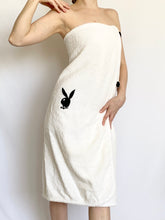 Load image into Gallery viewer, 1968 Playboy Terry Cloth Bath Sari Wrap-Around Towel Robe (M)
