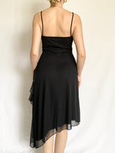 Load image into Gallery viewer, Black Magic Asymmetrical Evening Dress (S)
