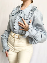 Load image into Gallery viewer, Vintage Ralph Lauren Poet Sleeve Blouse (L)
