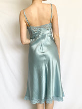 Load image into Gallery viewer, Victoria’s Secret Y2k Pure Silk Lace Trim Slip Dress Gown (M)

