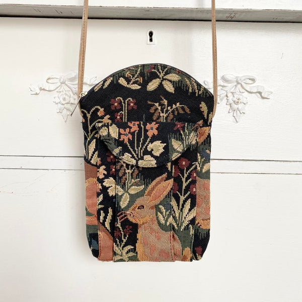 Vintage Hare Tapestry Purse