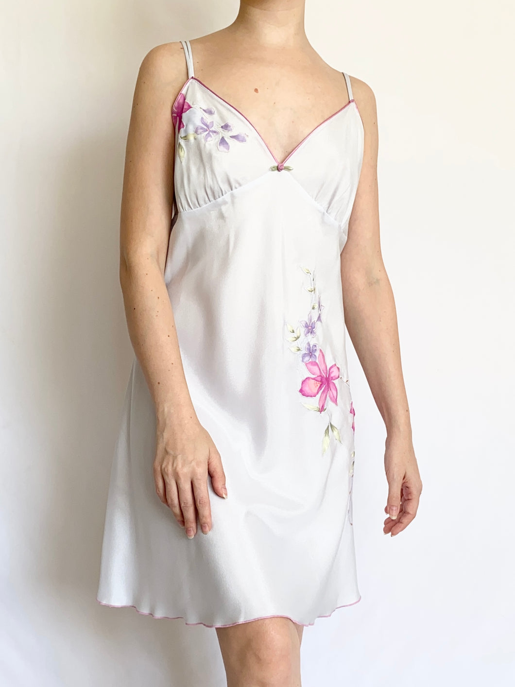 Floral Oscar De La Renta Slip Dress (M)