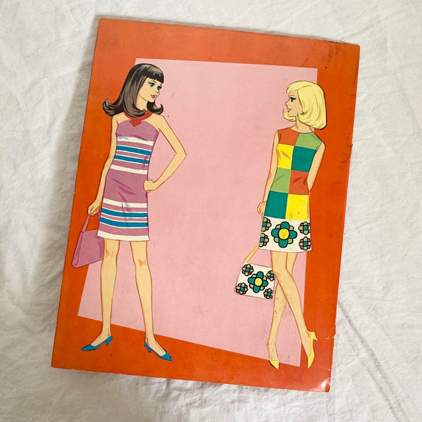 Original 1967 “Francie and Casey” Barbie Mod Retro Paper Dolls