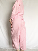 Load image into Gallery viewer, Pink Frosting Gingham 1950s Pajama Set (M)
