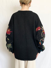 Load image into Gallery viewer, Hand Knit Needlepoint Sweater (M)
