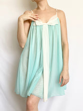 Load image into Gallery viewer, Y2K Betsey Johnson Blue Babydoll Bow Slip Dress (S)
