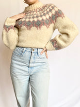 Load image into Gallery viewer, 1970s Hand Knit Icelandic Pure Wool Sweater
