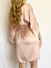 Load image into Gallery viewer, Vintage Victoria’s Secret Ornate Silk French Cut Teddy &amp; Robe Set (M)
