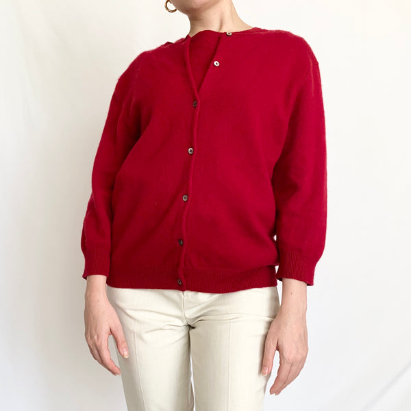 Red Ralph Lauren Cashmere Sweater Set (PM)