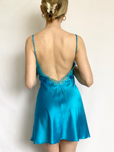 Load image into Gallery viewer, Victoria’s Secret Y2k Pure Silk Lace Trim Mini Dress (M)
